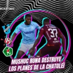 Triunfo de Mushuc Runa: tres puntos de oro y un detenido en el Atahualpa 3 Mushuc Runa venció 3-2 a Universidad Católica en el Atahualpa, sumó su primer triunfo visitante y salió del descenso en un partido con un detenido.