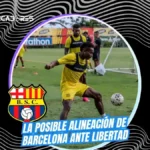 ¡Revolución en el Ídolo! Los cambios urgentes de Farías para salvar la etapa ante Libertad 3 Conoce la posible alineación de Barcelona SC para recibir a Libertad por la fecha 20 de LigaPro. César Farías mueve el once tras los empates en fila.