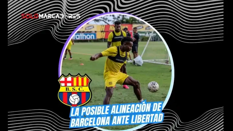 Conoce la posible alineación de Barcelona SC para recibir a Libertad por la fecha 20 de LigaPro. César Farías mueve el once tras los empates en fila.