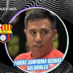 ¿Crisis en el Ídolo? La cruda realidad económica que sacude al plantel de Barcelona 3 César Farías expuso la realidad económica de Barcelona al confirmar dos meses de deudas salariales con el plantel tras el triunfo ante Libertad.