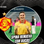 Aucas anunció la renovación de una de sus figuras 3 Aucas retiene a Agostino Spina. El volante argentino extendió su préstamo con el club capitalino y jugará bajo el mando de Araujo el cierre de la LigaPro.