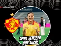 Aucas anunció la renovación de una de sus figuras 6 Aucas retiene a Agostino Spina. El volante argentino extendió su préstamo con el club capitalino y jugará bajo el mando de Araujo el cierre de la LigaPro.
