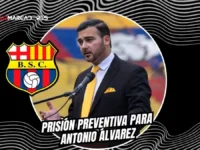 Revés judicial en el Caso Goleada: Antonio Álvarez regresará a prisión preventiva 5 El juez Jairo García dictó prisión preventiva para Antonio Álvarez, presidente de Barcelona, y su hermano Aquiles Álvarez dentro del Caso Goleada.