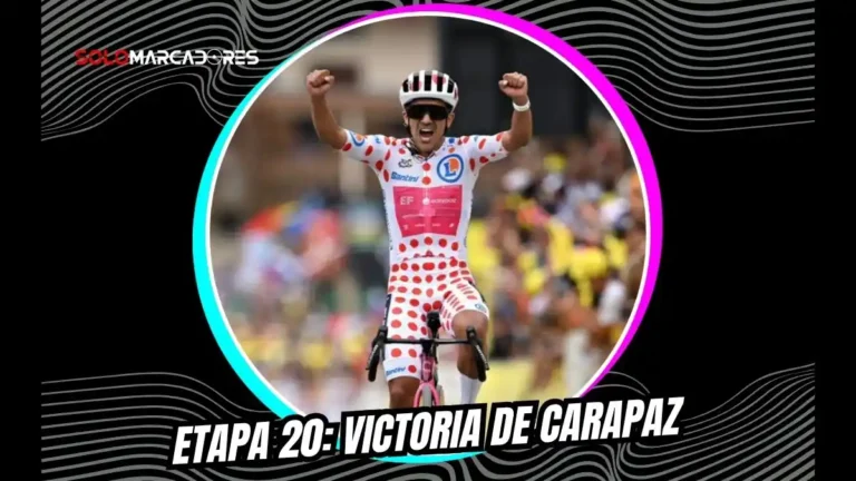 Richard Carapaz gana la etapa 20 del Tour de Francia 2026, se corona Rey de la Montaña con 156 puntos y es elegido el más combativo.