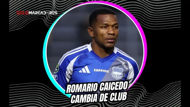 Romario Caicedo jugará en Guayaquil City tras acordar la rescisión de su contrato con Emelec por mutuo acuerdo.