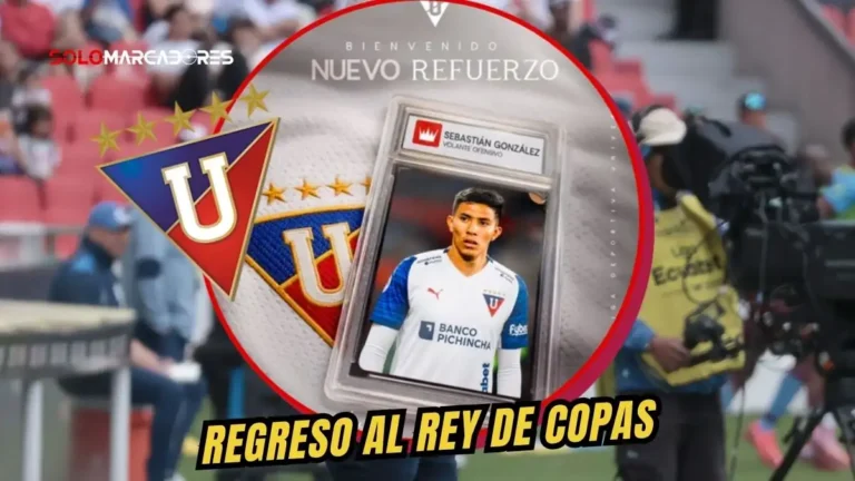 Sebastián González es nuevo refuerzo de Liga de Quito por dos temporadas. El volante de 23 años vuelve al Albo tras su paso por Oriente Medio.