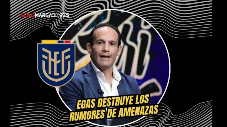 Francisco Egas aclara el reclamo ante la FIFA por el hostigamiento a la Selección de Ecuador y descarta amenazas de carteles en el Mundial 2026.