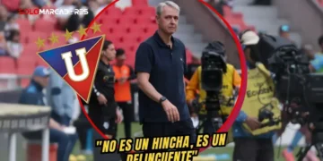 Tiago Nunes denunció una campaña mediática para sacarlo de Liga de Quito, reveló por qué no juega Michael Estrada y cruzó a un hincha.