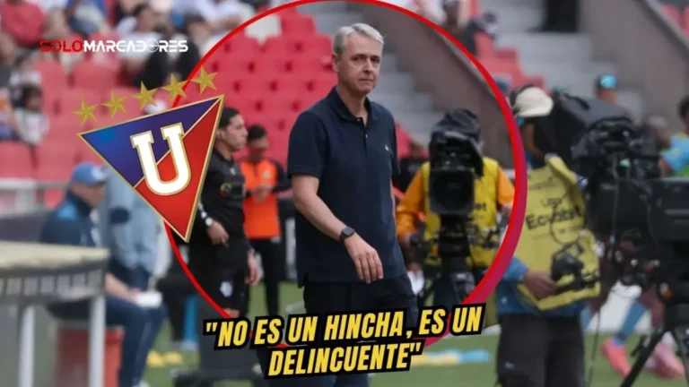 Tiago Nunes denunció una campaña mediática para sacarlo de Liga de Quito, reveló por qué no juega Michael Estrada y cruzó a un hincha.