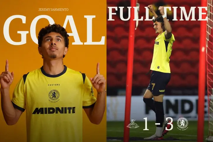 Jeremy Sarmiento desata la locura en la Carabao Cup con golazo y asistencia 23 Jeremy Sarmiento aportó gol y asistencia en el triunfo 3-1 del Middlesbrough ante Doncaster Rovers en la segunda ronda de la Carabao Cup.