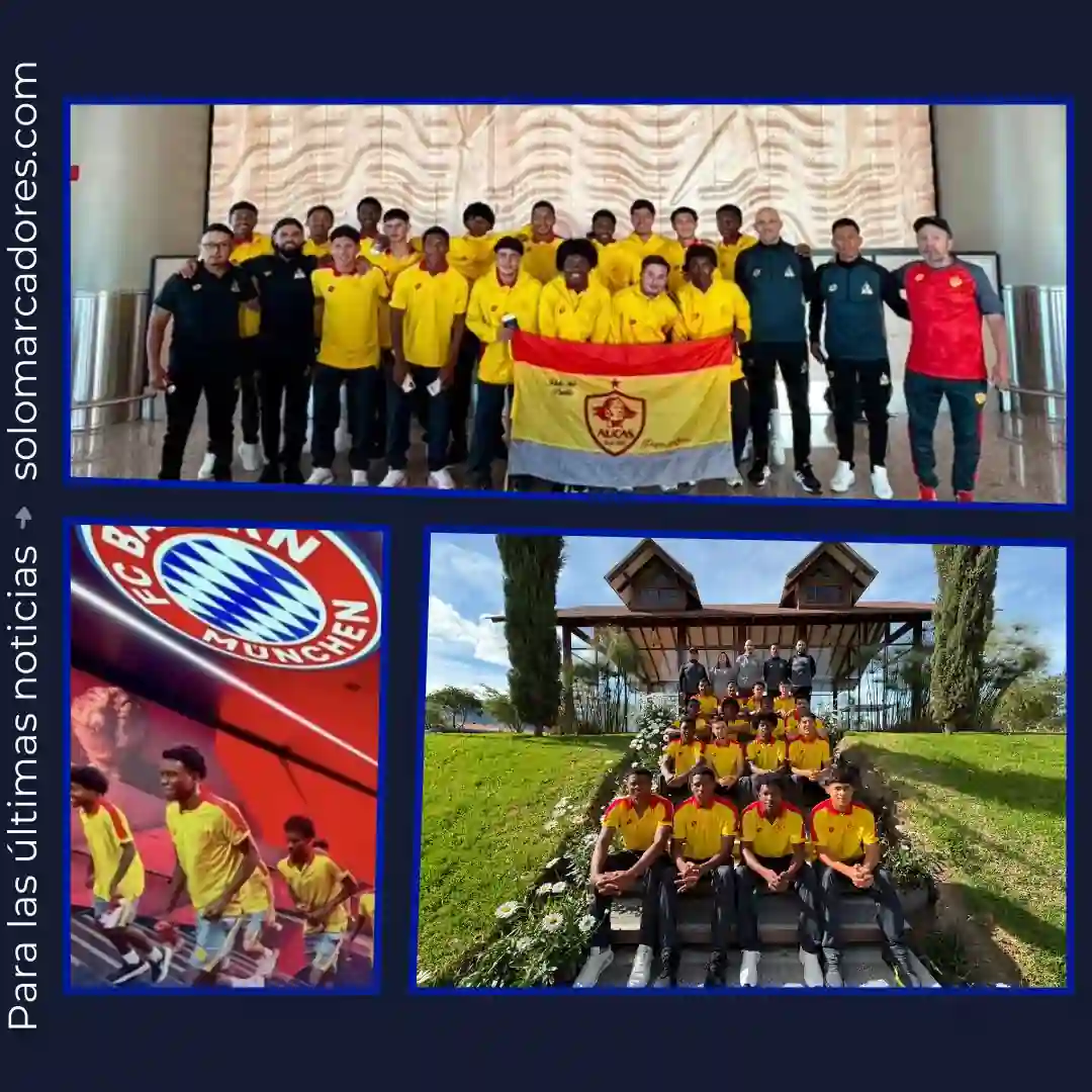 La cantera de Aucas brilla en Alemania y conquista el podio del Red & Gold Trophy 23 Aucas Sub-19 venció 1-0 a Racing de Montevideo y finalizó en el tercer lugar del Red & Gold Trophy en Múnich, tras caer en penales con Bayern Múnich.