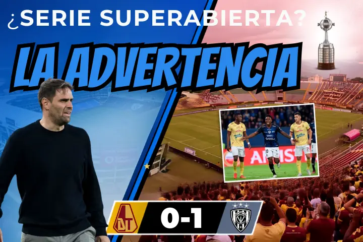 Joaquín Papa tras vencer a Tolima: "La serie está superabierta" 22 Joaquín Papa pide cautela tras el 1-0 de Independiente del Valle ante Tolima en Libertadores y advierte que la serie sigue abierta.