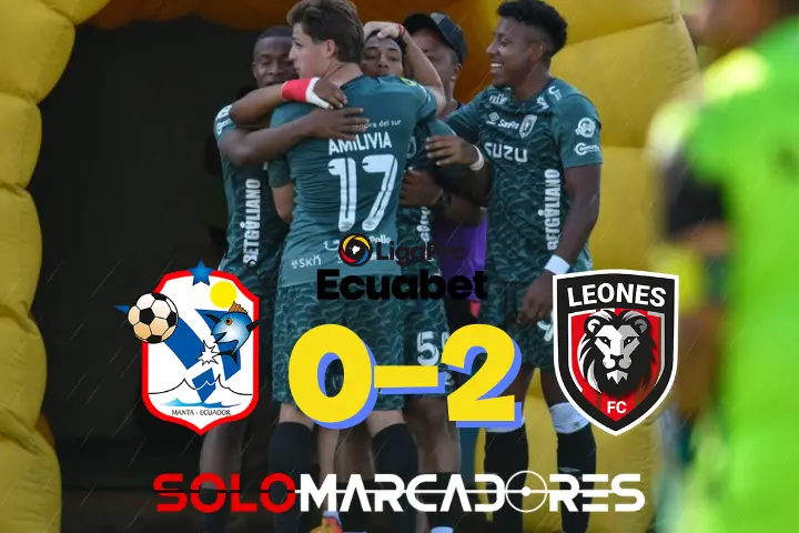 Leones FC superó a Manta en la fecha 25 y trepa en la tabla 23 Leones FC derrotó 2-0 a Manta por la fecha 25 de la Liga Ecuabet con goles de Griffa y Borja. Suma 35 puntos y sube al séptimo lugar.