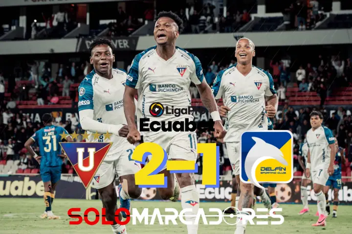 Liga de Quito da la vuelta al marcador y supera a Delfín en el último minuto 22 Liga de Quito da la vuelta al marcador y supera a Delfín en el último minuto