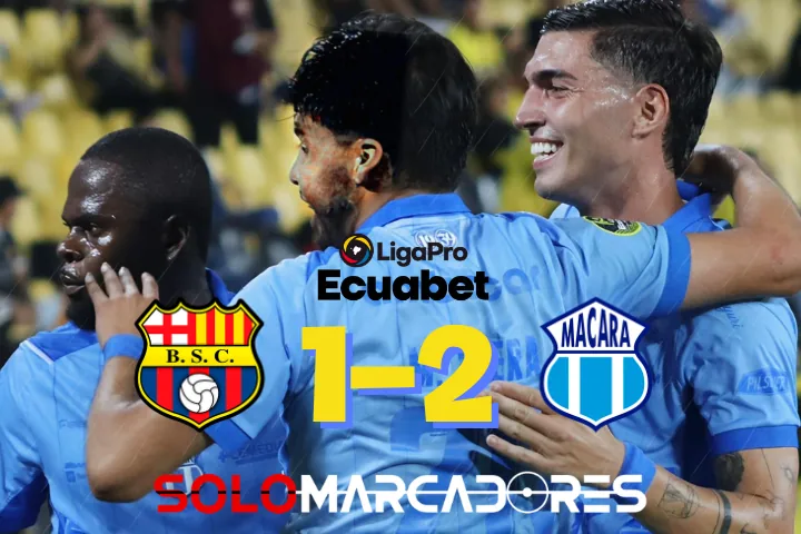 Macará asalta el Monumental tras vencer a Barcelona antes de su duelo por Copa Sudamericana 23 Macará venció a Barcelona 1-2 en el Estadio Monumental con doblete de Mateo Viera antes de encarar su partido por Copa Sudamericana.