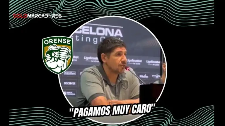 Agustín Robles, DT de Orense, explicó los errores tácticos y espacios cedidos en la derrota 3-0 frente a Barcelona SC por la LigaPro.