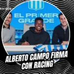 Alberto Campo firma su primer contrato profesional con Racing Club hasta 2030 3 Alberto Campo firmó su primer contrato profesional con Racing Club hasta 2030 tras debutar en el Torneo Clausura de Argentina.