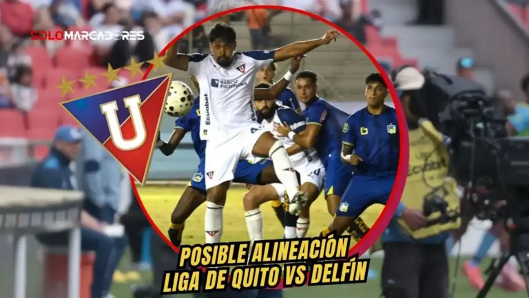 Alineación de Liga de Quito vs Delfín por la fecha 23. Conoce las bajas por sanción y lesión del equipo albo para el partido en el Rodrigo Paz.