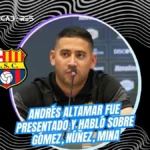Andrés Altamar asume como director deportivo de Barcelona SC 4 Andrés Altamar es presentado como director deportivo de Barcelona SC. Analiza salidas, el caso Sergio Núñez y el mercado de pases 2026-2027.