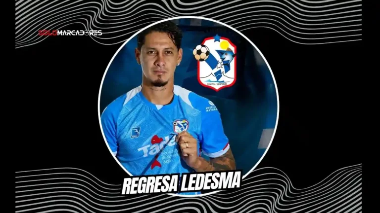 Ángel Ledesma vuelve a Manta FC tras su paso por Perú. El delantero de 34 años llega para pelear la permanencia en la LigaPro.