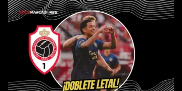 Anthony Valencia desata su poder goleador en Bélgica con una actuación consagratoria 7 Anthony Valencia marcó un doblete en la goleada 3-0 del Royal Antwerp ante KV Kortrijk por la segunda fecha de la Jupiler Pro League de Bélgica.
