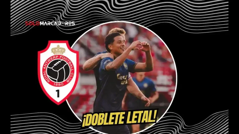 Anthony Valencia marcó un doblete en la goleada 3-0 del Royal Antwerp ante KV Kortrijk por la segunda fecha de la Jupiler Pro League de Bélgica.