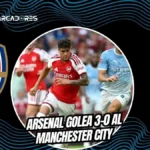 Arsenal aplasta al Manchester City y conquista la Community Shield con Piero Hincapié en cancha 3 Arsenal venció 3-0 a Manchester City y ganó la Community Shield. Goles de Calafiori, Havertz y Odegaard. Piero Hincapié sumó minutos en Cardiff.