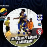 Astillero FC rompe los pronósticos y se mete a los cuartos de final de la Copa Ecuador 3 Astillero FC venció 2-0 a Daquilema FC en Fertisa y clasificó a los cuartos de final de la Copa Ecuador. Su rival será Universidad Católica.