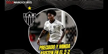 Las asistencias de Preciado y Minda destacaron en el 2-2 del Atlético Mineiro ante Remo. Alan Franco fue titular en la mitad de la cancha.