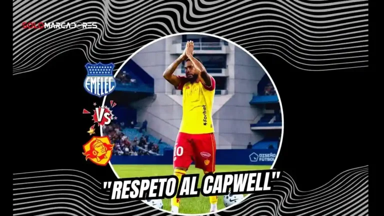 Ayrton Preciado marcó un doblete con Aucas ante Emelec en el Capwell, pidió disculpas a la hinchada azul y se retiró entre aplausos tras el 2-0.