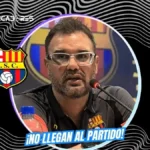 ¿Llegan Bryan Carabalí y Héctor Villalba? Pablo Trobbiani revela el estado del plantel de Barcelona SC ante Manta 3 Pablo Trobbiani detalla las posibles bajas en Barcelona SC: Bryan Carabalí y Héctor Villalba sufrieron contracturas antes de viajar a Manta.