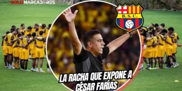 Barcelona SC suma 9 de 21 puntos tras el parón. La irregularidad con César Farías genera críticas y compromete su puesto en la Liga Ecuabet.
