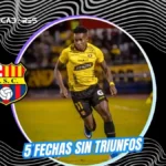 ¿Al borde del récord negativo? Barcelona suma cinco fechas sin victorias en LigaPro 3 Barcelona SC suma cinco partidos sin ganar en LigaPro y queda a dos juegos de igualar su peor sequía histórica. Conoce los detalles aquí.