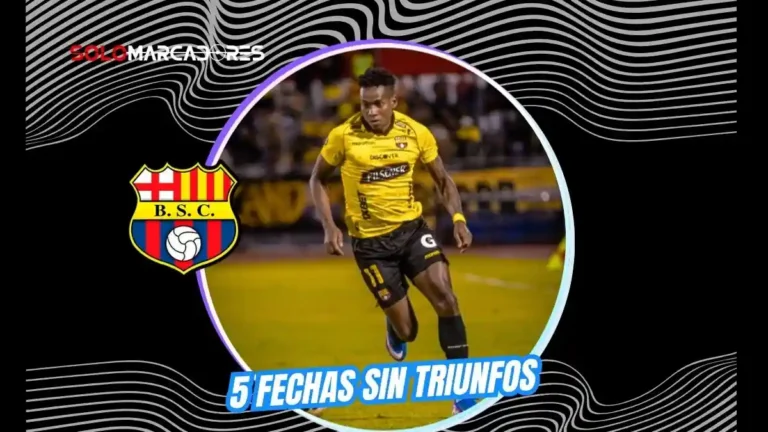Barcelona SC suma cinco partidos sin ganar en LigaPro y queda a dos juegos de igualar su peor sequía histórica. Conoce los detalles aquí.