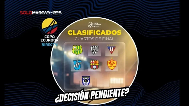 Barcelona SC consta entre los clasificados a cuartos de la Copa Ecuador según redes oficiales, pero la FEF debe resolver un reclamo.