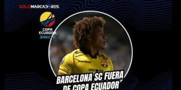 Barcelona SC queda fuera de la Copa Ecuador: FEF sanciona con derrota 3-0 por alineación indebida 2 FEF dictaminó que Barcelona SC queda eliminado Copa Ecuador 2026 tras declarar 3-0 a favor de LDU Portoviejo por alineación indebida.
