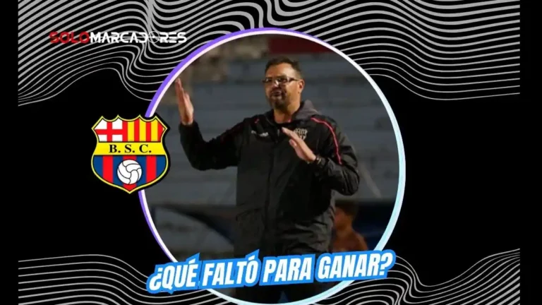 Pablo Trobbiani analizó el empate 0-0 de Barcelona SC ante Mushuc Runa, destacó la presión alta y exigió mayor efectividad para los juegos en el llano.