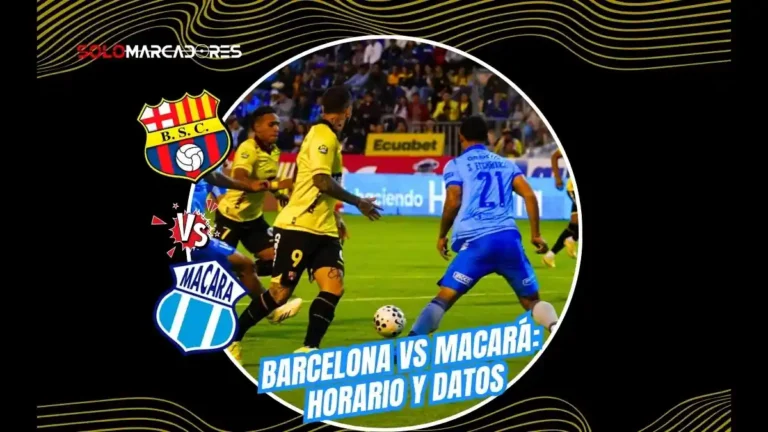 Barcelona SC recibe a Macará por la fecha 24 de la Liga Ecuabet. Revisa horarios, canal de transmisión y detalles del partido en el Monumental.