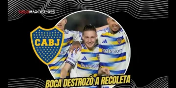Boca Juniors goleó 4-0 a Recoleta, avanzó a cuartos de la Copa Sudamericana y concretó el debut oficial del ecuatoriano Enner Valencia.