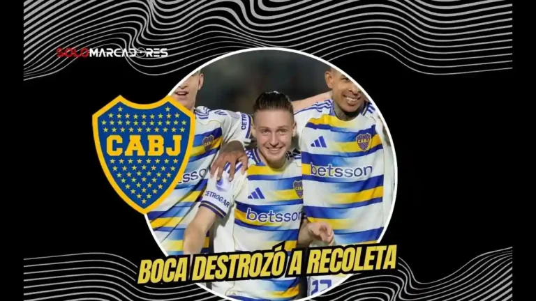 Boca Juniors goleó 4-0 a Recoleta, avanzó a cuartos de la Copa Sudamericana y concretó el debut oficial del ecuatoriano Enner Valencia.
