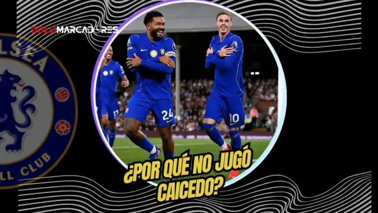 Chelsea debutó con triunfo de visita en esta Premier League tras vencer 3-2 a Fulham. Moisés Caicedo fue baja por precaución médica.