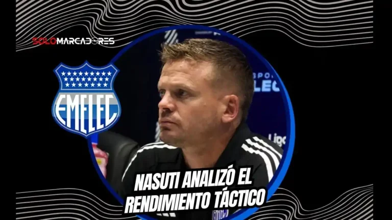 Christian Nasuti analizó la victoria 2-1 de Emelec sobre Técnico Universitario por Liga Ecuabet y valoró la urgencia de sumar tres puntos.
