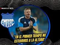 Cristian Nasuti tras la derrota de Emelec: «En el primer tiempo no estuvimos a la altura» 12 Cristian Nasuti analizó la derrota 0-2 de Emelec ante Aucas. El DT del Bombillo detalló los errores tácticos y la racha de cuatro partidos sin ganar.