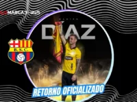¡OFICIAL! Damián Díaz regresa a Barcelona SC con contrato hasta 2027 6 Damián Díaz regresa a Barcelona SC con contrato hasta diciembre de 2027. Aprobó los exámenes médicos y ya entrenó en el Estadio Banco Pichincha.