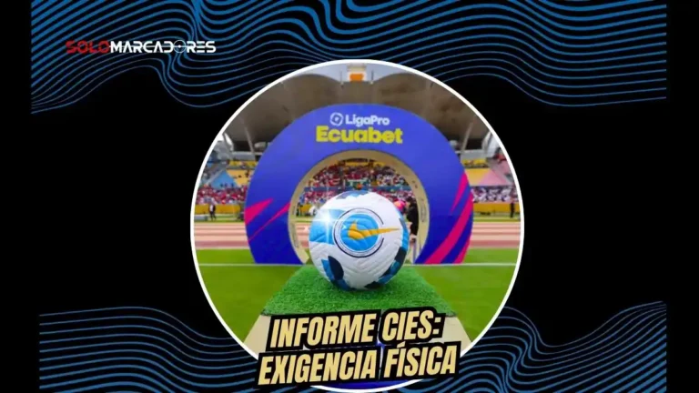 El informe del CIES ubica a la LigaPro en el décimo lugar de exigencia física en América con solo 533 metros a alta intensidad.