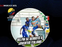 Delfín SC resiste con diez y clasifica a cuartos de la Copa Ecuador 5 Delfín SC venció 1-0 a Juventud Italiana con gol de Anthony Bedoya y jugará los cuartos de final de la Copa Ecuador ante Liga de Portoviejo.