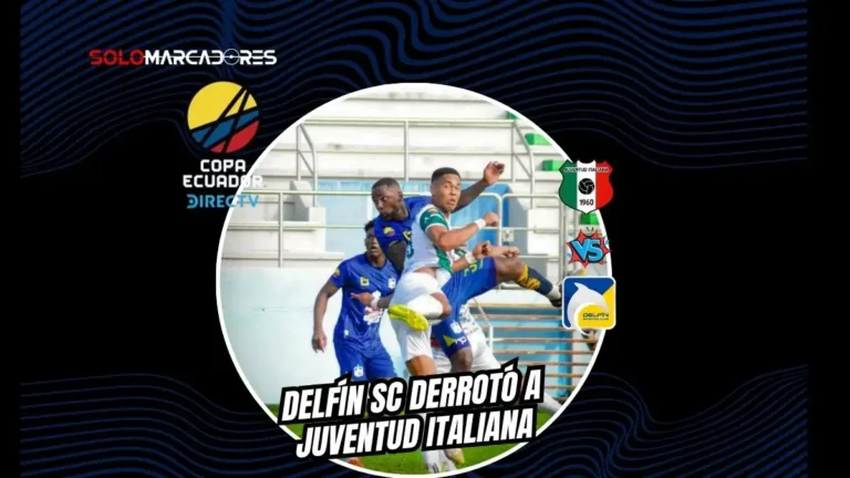 Delfín SC venció 1-0 a Juventud Italiana con gol de Anthony Bedoya y jugará los cuartos de final de la Copa Ecuador ante Liga de Portoviejo.