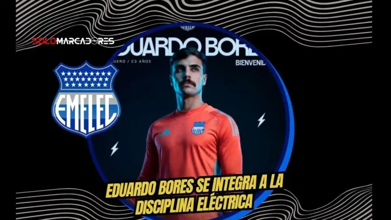 Emelec confirmó el fichaje de Eduardo Bores a préstamo desde IDV. El golero llega a reforzar el arco tras la lesión de Pedro Ortiz.