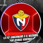 El Nacional al borde del abismo: la sanción de la FEF que dejaría al club con saldo negativo 3 El Nacional sufrirá la resta de seis puntos tras no pagar sus deudas en la FEF. El club quedará con puntaje negativo en la Serie B.