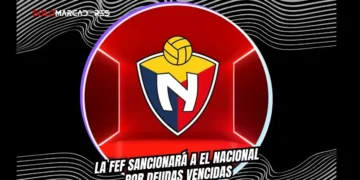 El Nacional sufrirá la resta de seis puntos tras no pagar sus deudas en la FEF. El club quedará con puntaje negativo en la Serie B.